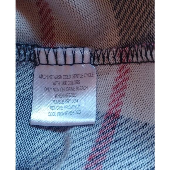 New York Laundry Flannel Shirt 3X Cream Grey Black Plaid Button Down Cabincore - Picture 8 of 8